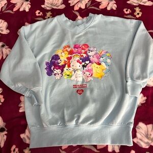 Hello Kitty x Care Bears Light Blue Cozy Top